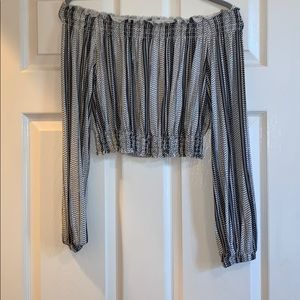 H&M Off-the-Shoulder Crop Top